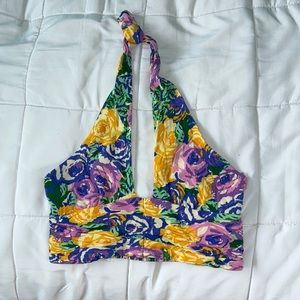 Zara Floral Halter Top